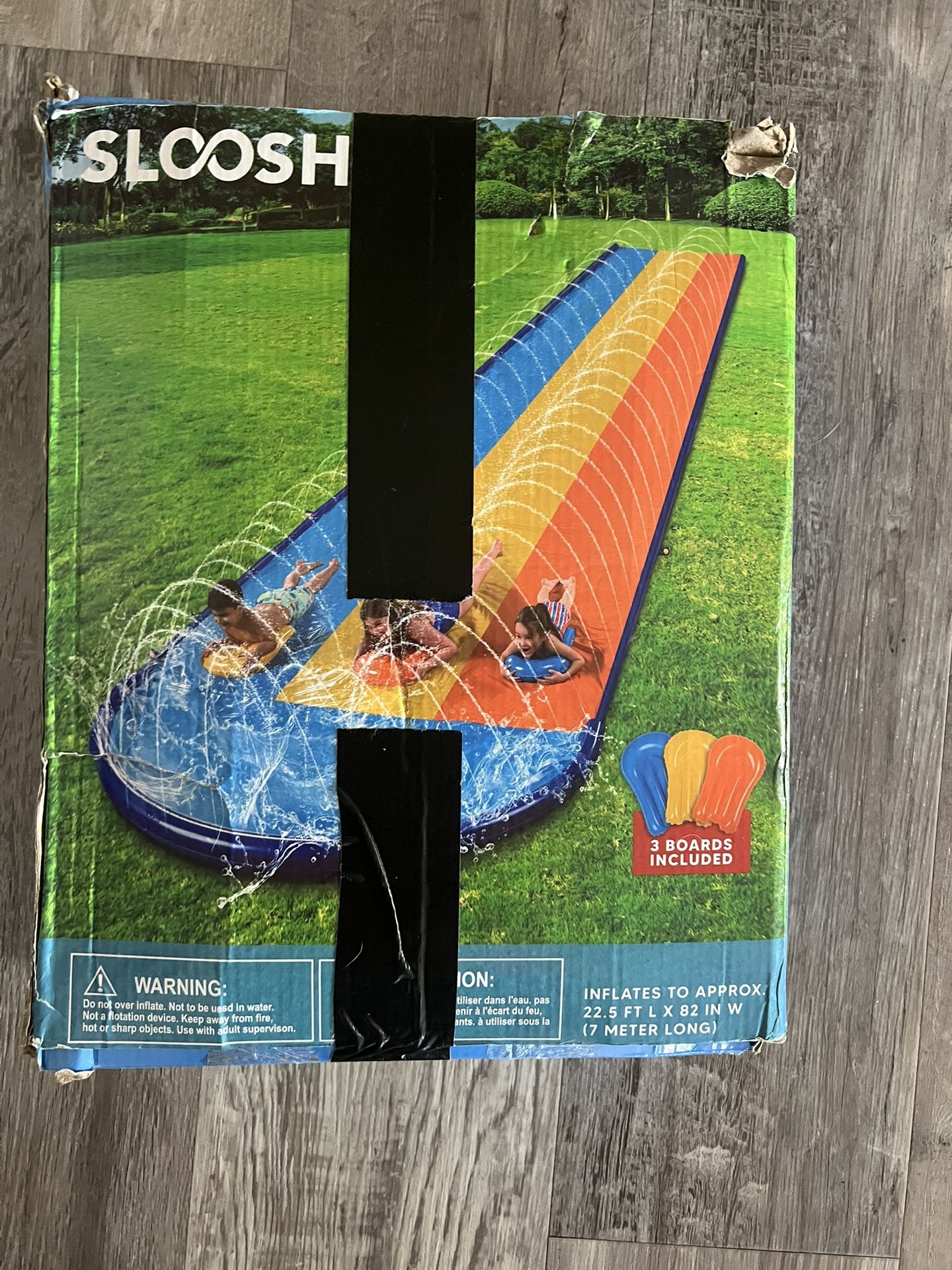 Triple Water Slide