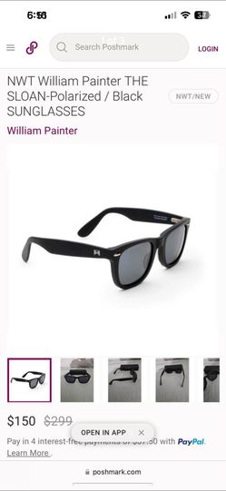 William Painter Sloan black sunglasses
