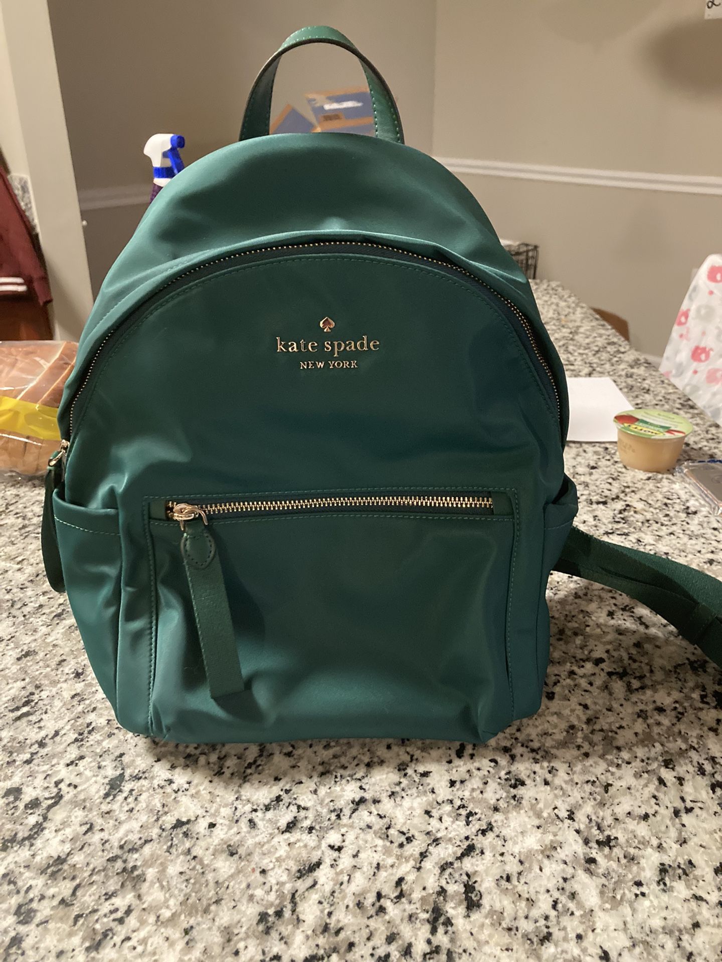 Green Kate Spade Backpack