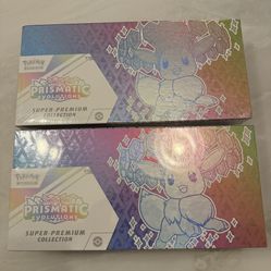 Prismatic Evolutions Super Premium Collection SPC (2) - New/Sealed Pokemon Cards