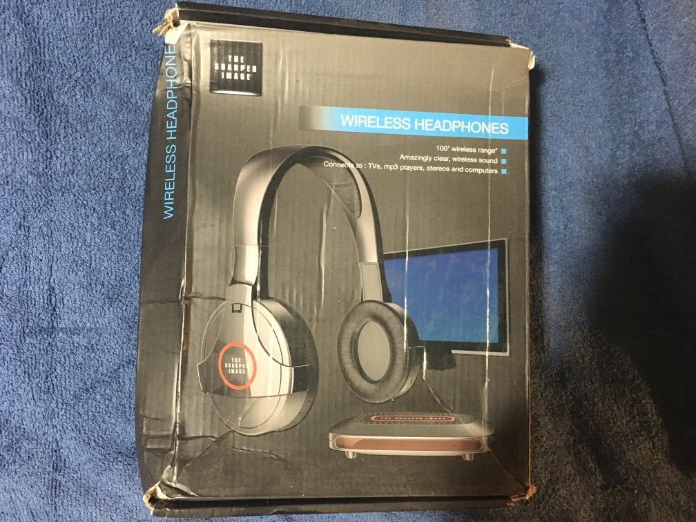 Sharper image cordless Headphones