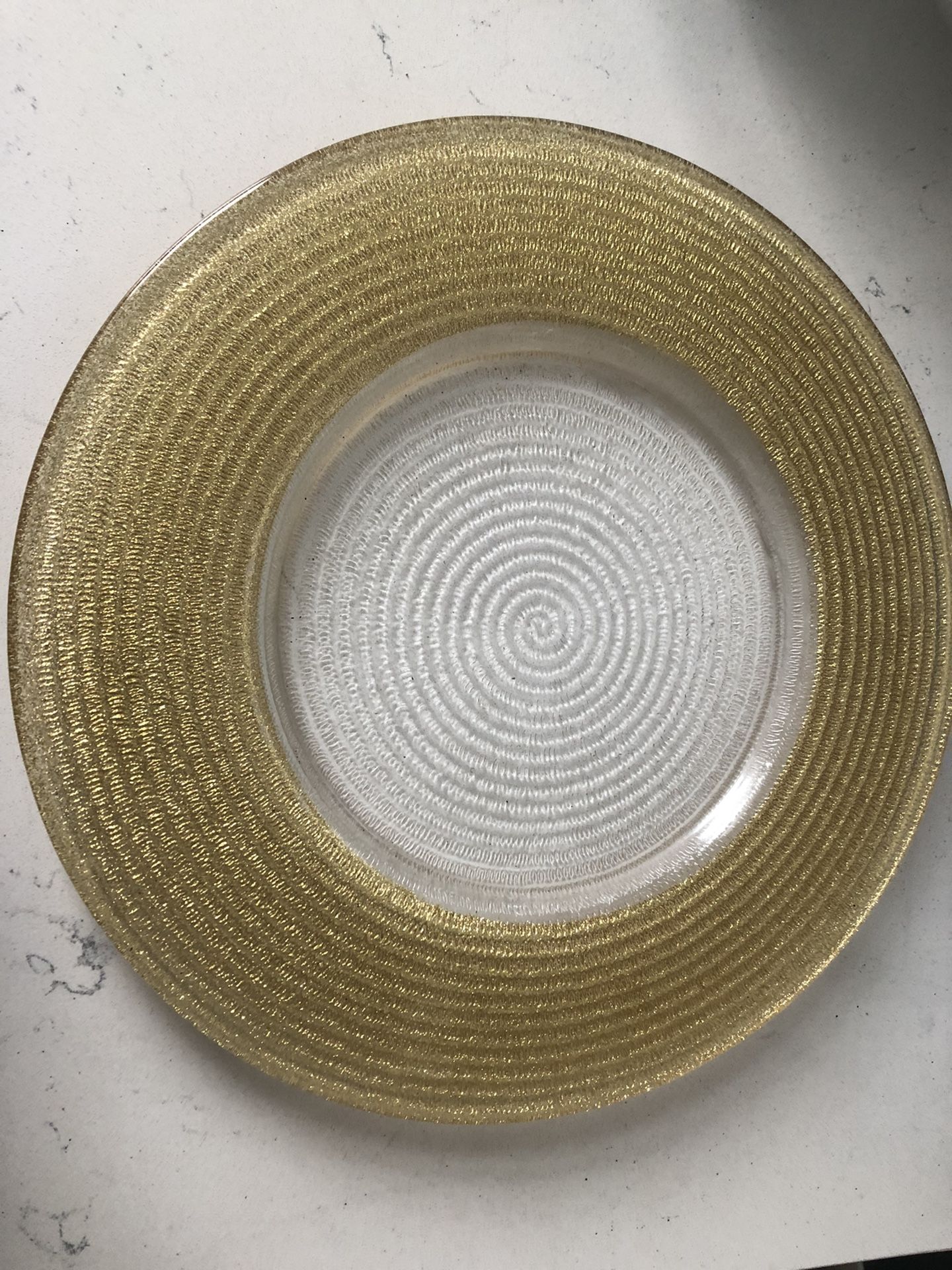 New gold plate, diameter 13.5