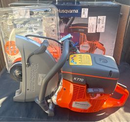 770 Husqvarna concrete demo saw 14”. (NEW)