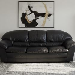 FOR SALE: Charcoal Black Couch – Super Comfortable & Durable – $650