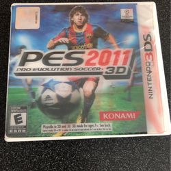 PES 2011 Soccer Evolition Nintendo 3DS Game