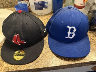 Boston Red Sox Hats 7 5/8 Fitted
