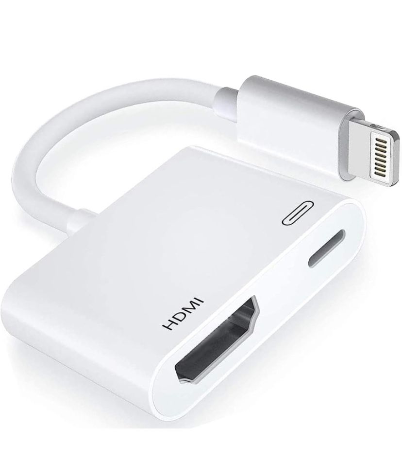 Apple MFi Certified] Lightning to USB Camera Adapter with Charging Port for iPhone, USB3 Female OTG Adapter Compatible with iPhone/iPad Card, Readers,