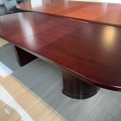 Wood Conference Table New 10’ Mahogany 