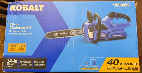 Kobalt Gen4 40-volt 14-in Battery 4.0 Ah Chainsaw Battery Included