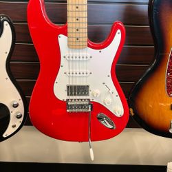 Epiphone Red Acoustic Guitar