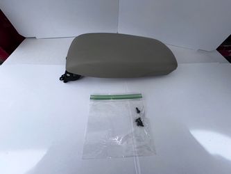 2007-2011 Toyota Camry Center Console Beige Leather Armrest Lid Cover Oem