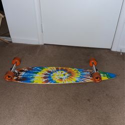 yocaher punked tie dye longboard