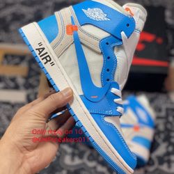 Off-White x Air Jordan 1 Retro High OG”UNC“AJ1