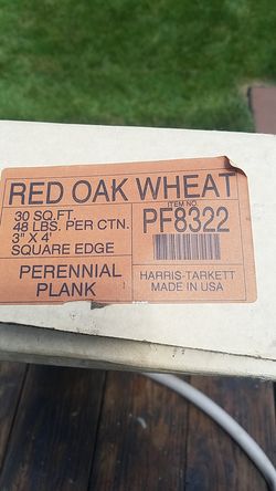 Harris-Tarkett red oak flooring