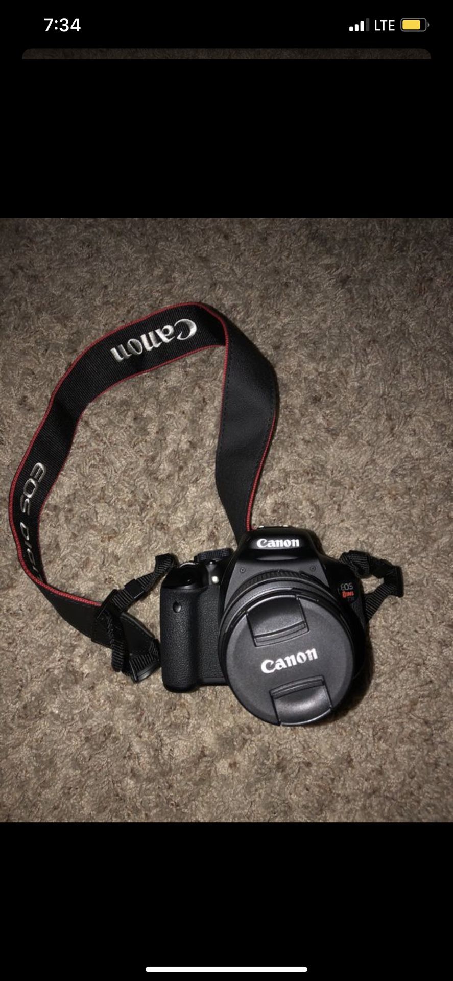 canon camera with extras