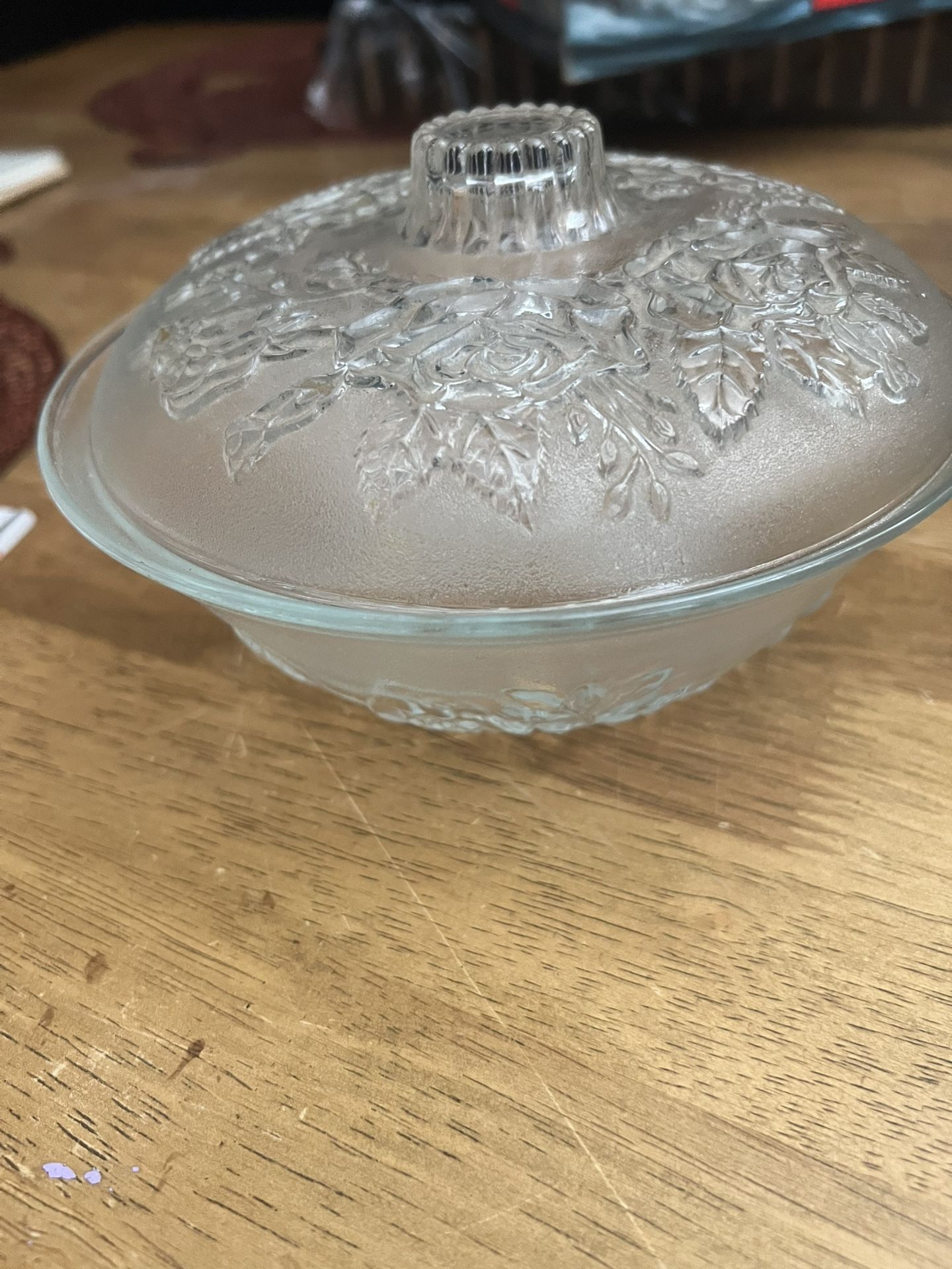 Glass Candy Bowl