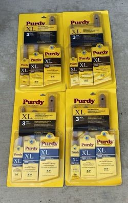 Purdy XL Pro Brush Set 3-Pack – Lot of 4