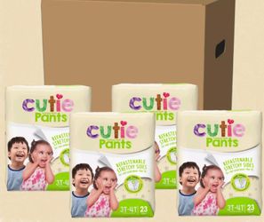 Case of 4 packs of Cutie Pants Potty training pullups