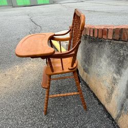 Vintage/Antique Wooden High Chair