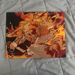 Demon Slayer Wooden Poster