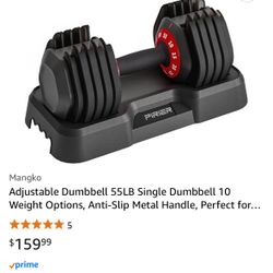 Adjustable Dumbbell 55LB. Set Of TWO