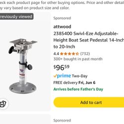 Boat Seat Pedestal