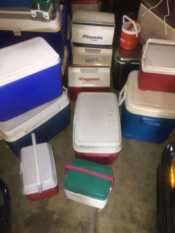 Assorted coolers