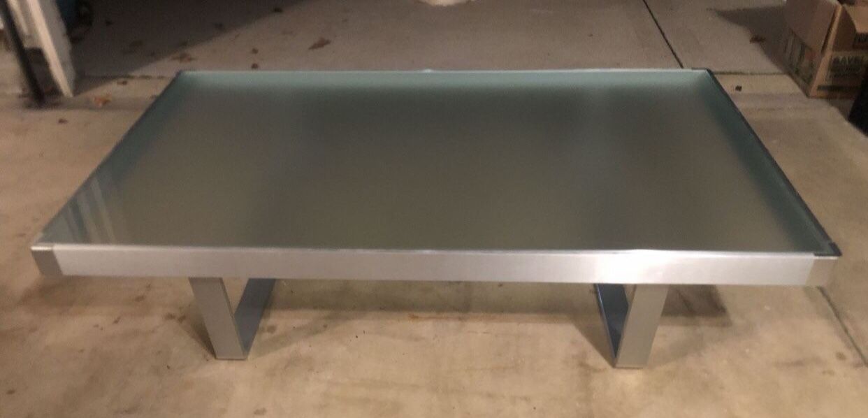Coffee Glass Table / Couch Table - Modern