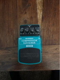 behringer compressor sustainer cs100