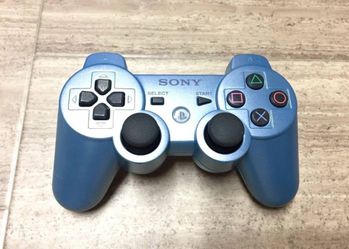 Official Candy Blue Sony DualShock 3 Wireless Controller for PS3-PlayStation 3   Great condition!