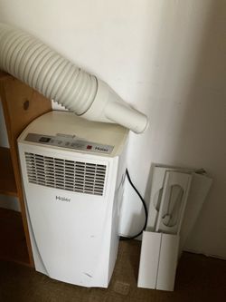 Haier Portable Air Conditioner – Works Great – Includes Vent Hose & Window Kit