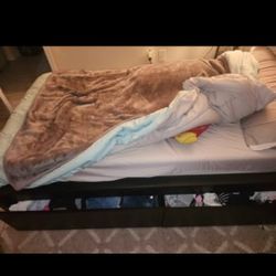 Twin Size Bedframe With Storage