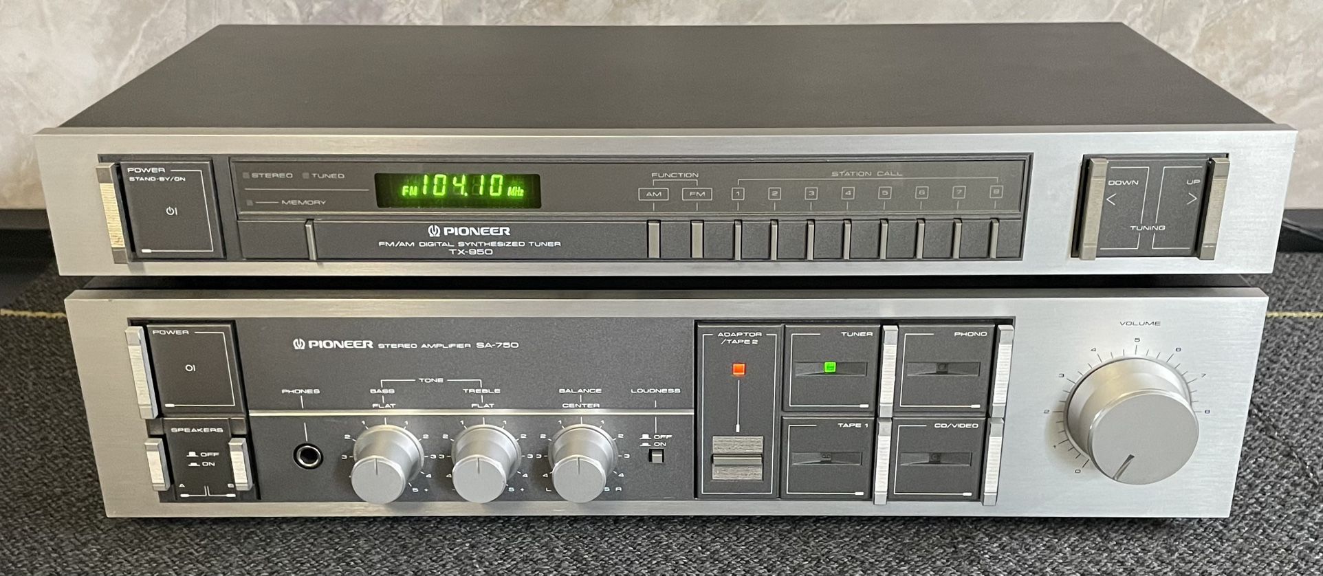 Vintage Pioneer SA-750 Amp/Tuner Combo