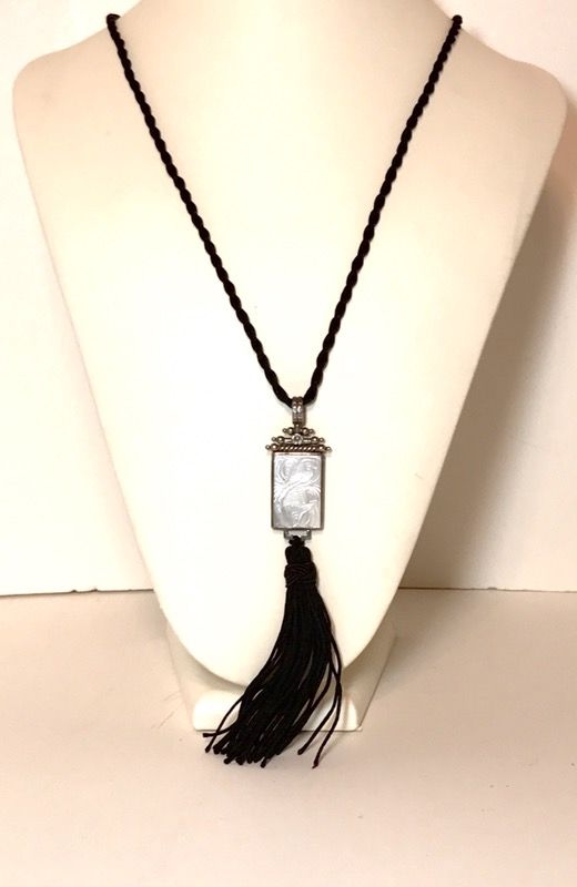 Vintage Silver Asian Necklace