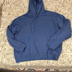 H&M Blue  Hoodie, Size, Large