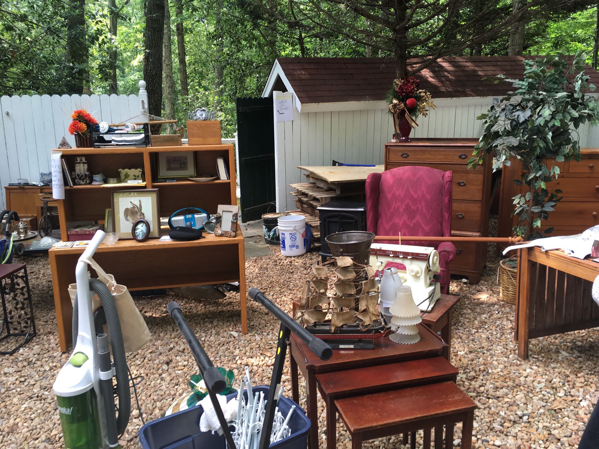 All furniture bargain priced today! Garage sale!