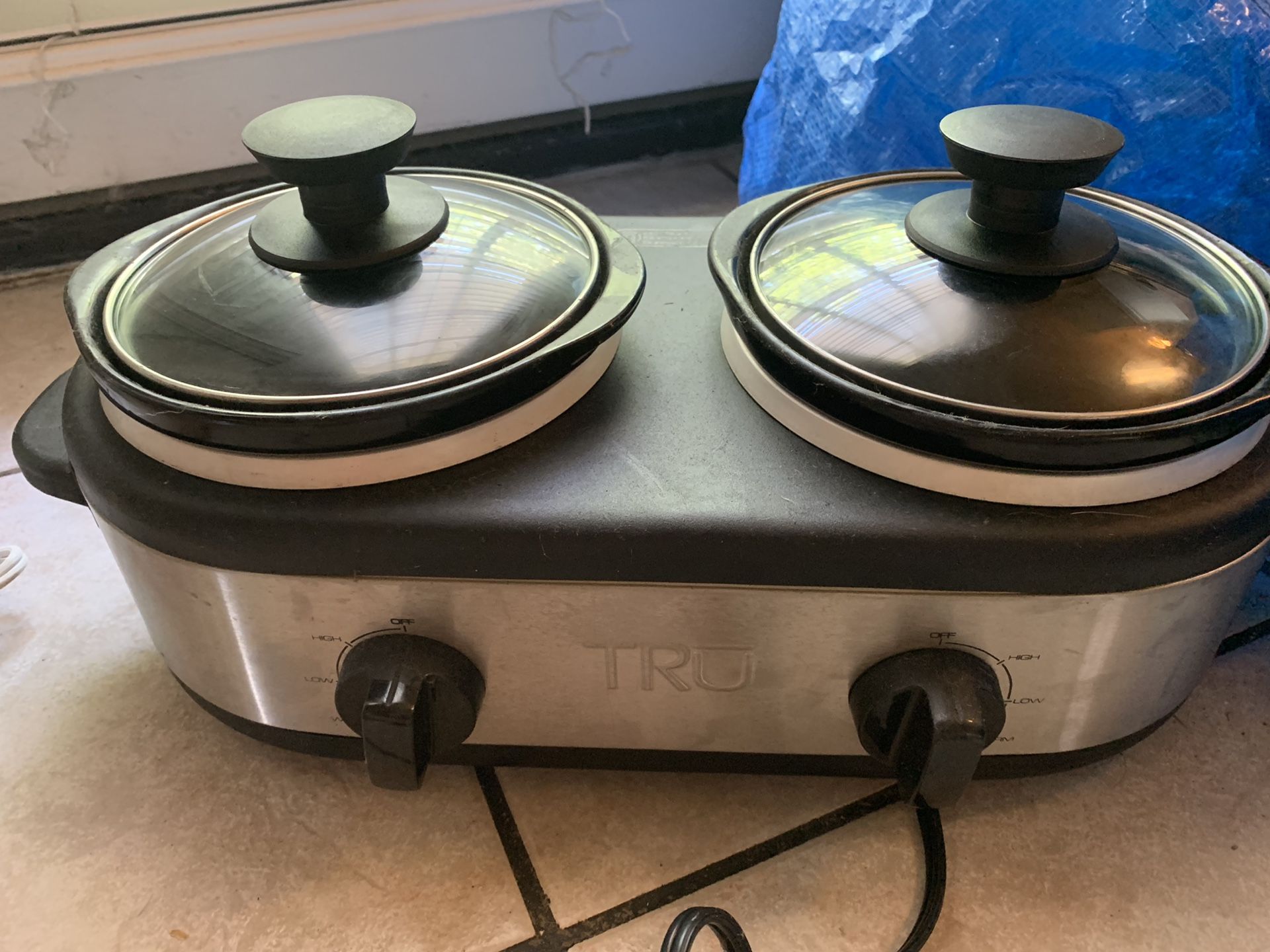 Double Slow Cooker