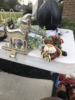 Cat and Santa stalking holders