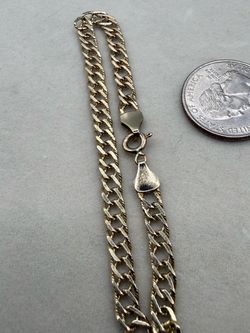 Vintage 9k Curb Link Bracelet