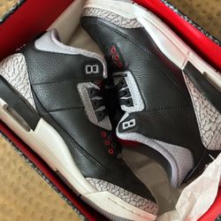 Air Jordan 3 Retro OG GS 'Black Cement