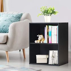 Giantex Bookshelf and Bookcase 2-Layer Storage Shelf