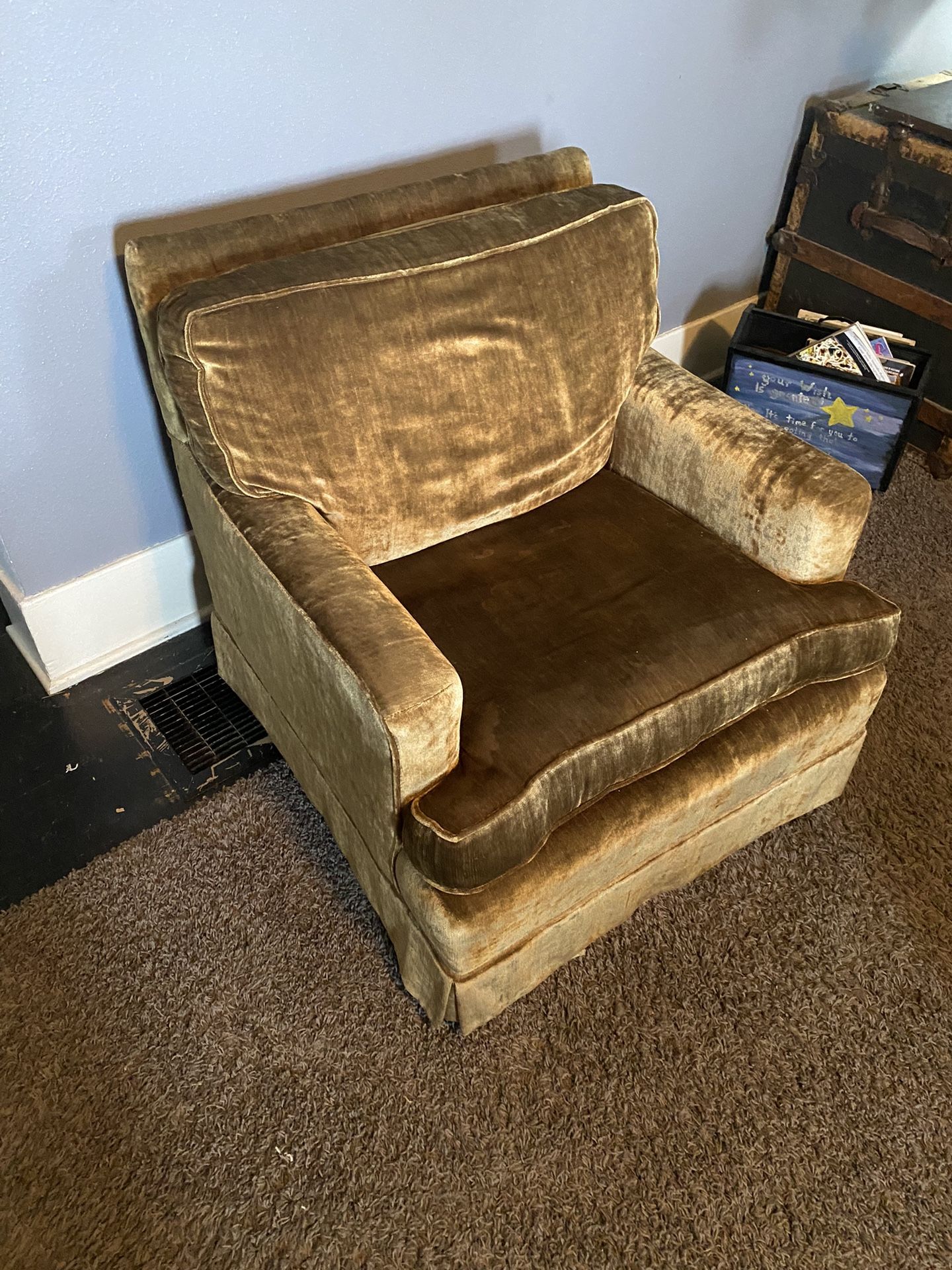 Vintage Velvet Chair