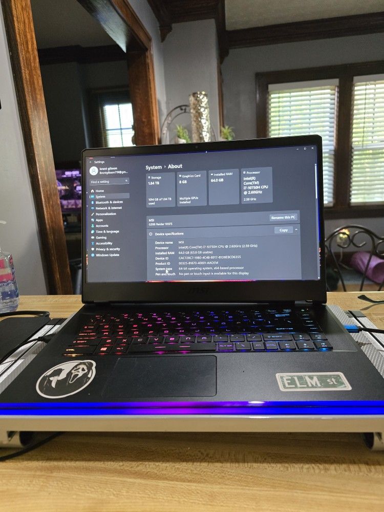 Msi Ge66 Raider 2070 Super