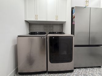 Samsung top load washer and natural gas dryer