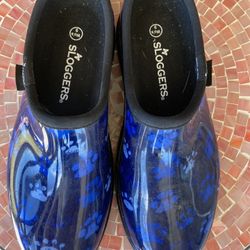 SLOGGERS, BLUE Size 9 Made In USA