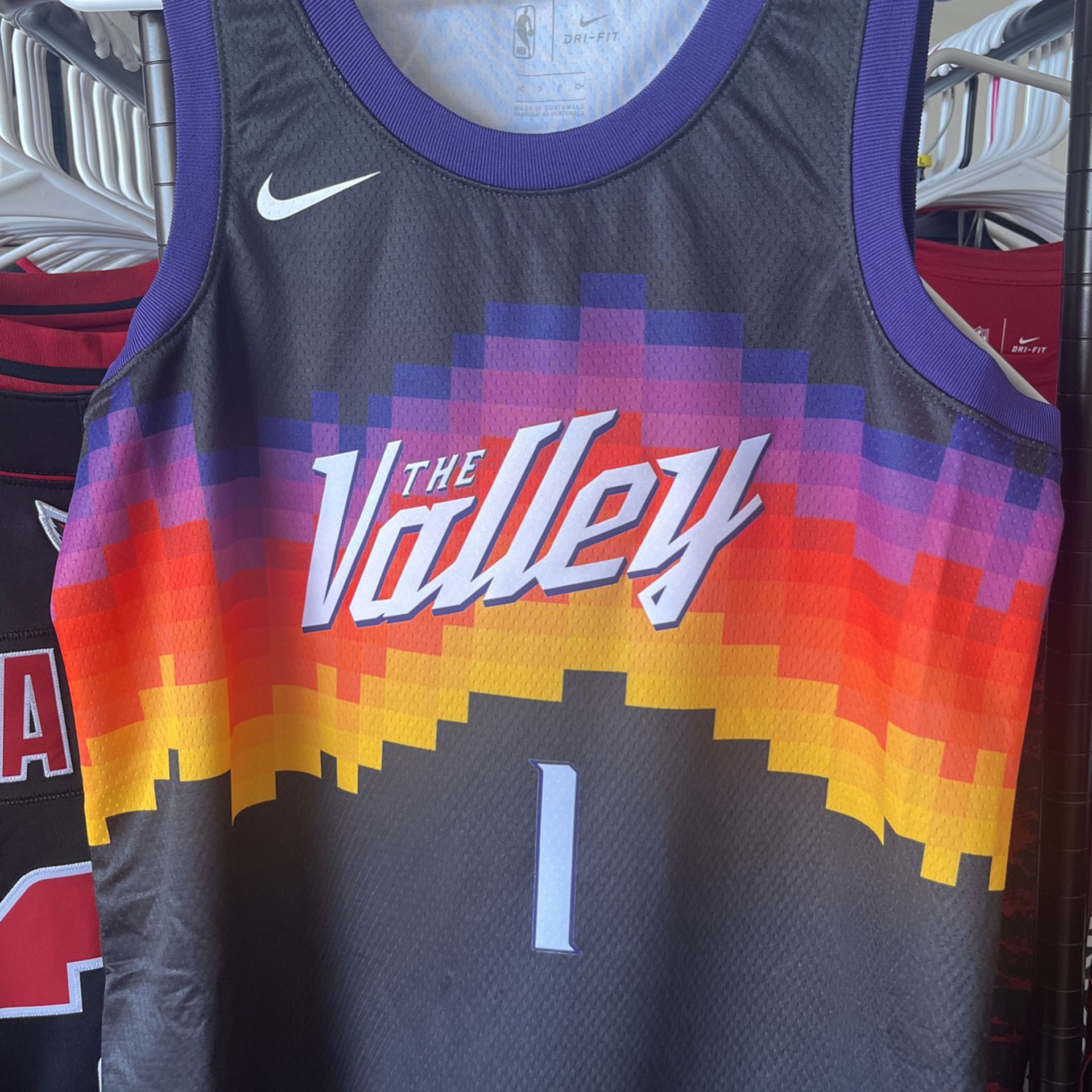 devin booker the valley jersey authentic