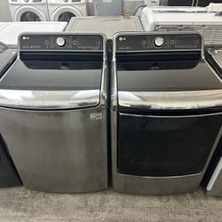 LG Top Load Washer And Gas Dryer