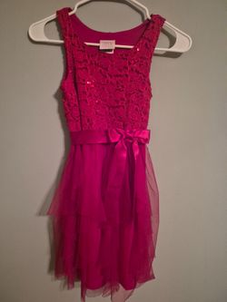 Iris by Immates Girls Pink Party Dress