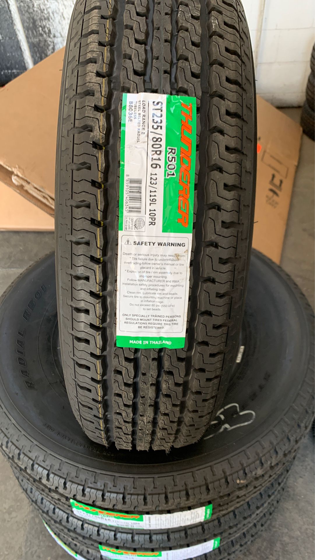 Trailer tires 235/80/16