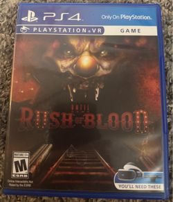 Until Dawn Rush of Blood PS4 VR Game